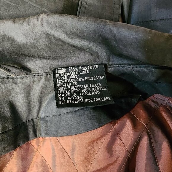 Vintage gallery Trench Coat Size 10 - Picture 8 of 10